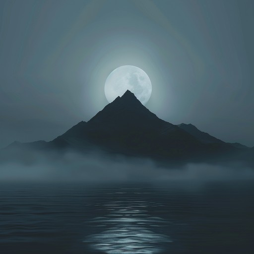A track that embodies the essence of looming dread through heavy guitar riffs simulating the eerie tranquility of desolate, rocky hills under moonlight. The composition progresses like wandering through a landscape filled with shadows and whispers, where each note echoes a chilling story of solitude and suspense.