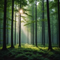 melodies blend with nature's whisper