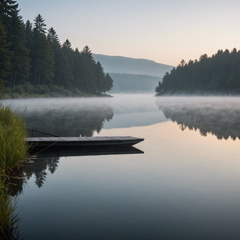 This tranquil composition uses subtle, soft melodies to evoke the peacefulness of a nordic sunrise, seamlessly blending modern suomipop sensibilities with ambient influences. The use of a kantele, a traditional finnish stringed instrument, enriches the sound, enhancing the serene and introspective atmosphere of the piece.