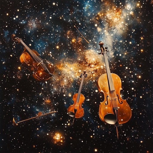 An instrumental piece that fuses traditional folk music with cosmic sounds, creating an enchanting melody that bridges the earthly and the celestial. The interplay of acoustic strings and ambient textures evokes the feeling of riding on celestial winds.