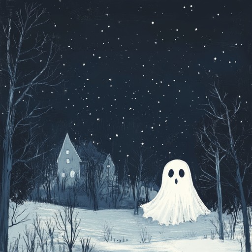 A hauntingly beautiful instrumental featuring eerie melodies and atmospheric soundscapes, reminiscent of ghostly apparitions wandering through old, abandoned holiday celebrations. Perfect for setting a spooky yet festive ambiance.