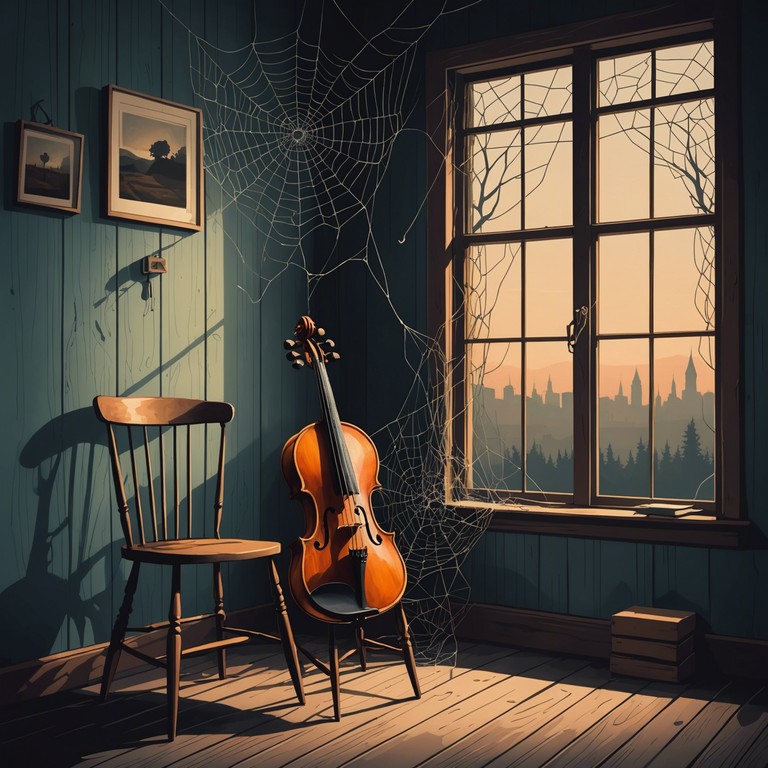 A haunting melody played on the violin that stirs deep emotions of nostalgia and introspection, creating a profound sense of connection with the past.