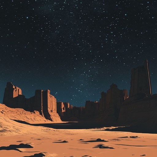 Venture into the depths of a forgotten desert where ancient whispers echo through the night. The oud's haunting tones mix with ambient layers to unveil the secrets of a long lost civilization, creating a dark, mesmerizing soundscape.