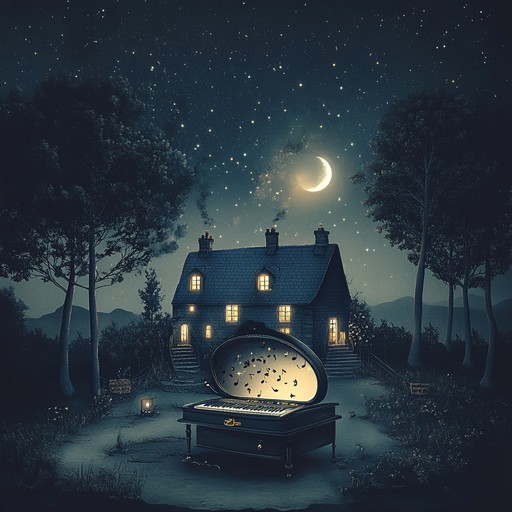 A gentle and emotional instrumental nursery rhyme that captures the tranquility of moonlit nights, using soft melodies to ease listeners into restful slumber