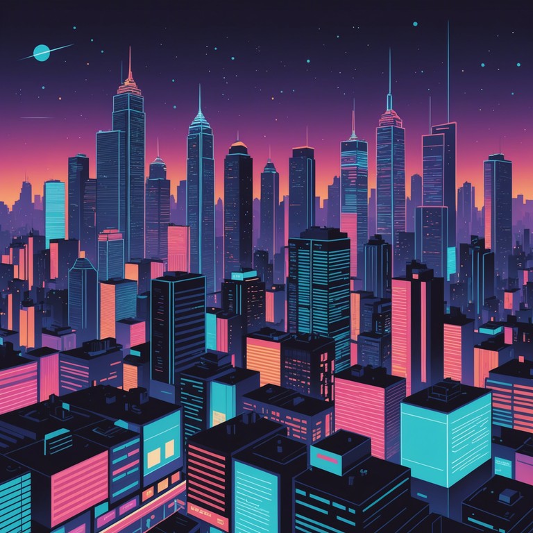 Drawing from the immersive world of cyberpunk aesthetics, this track weaves complex synthetic textures and deep bass layers to create a soundscape that feels like navigating through a neon lit futuristic city shrouded in mystery. The composition's ebb and flow mimics the unpredictable life in a high tech urban dystopia, with subtle hints of digital artifacts and ethereal pads painting a backdrop of a world that's alien yet strangely familiar.