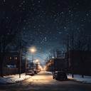 a dreamy instrumental capturing the urban night's serene essence