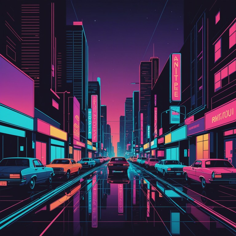 This track embodies the essence of anger channeled through crisp, aggressive beats, set against the backdrop of a cold, glowing neon urban nightscape. Synthesized rhythms build a relentless, energized flow, articulating the push and pull of inner turmoil and raw emotion found in the urban jungle.