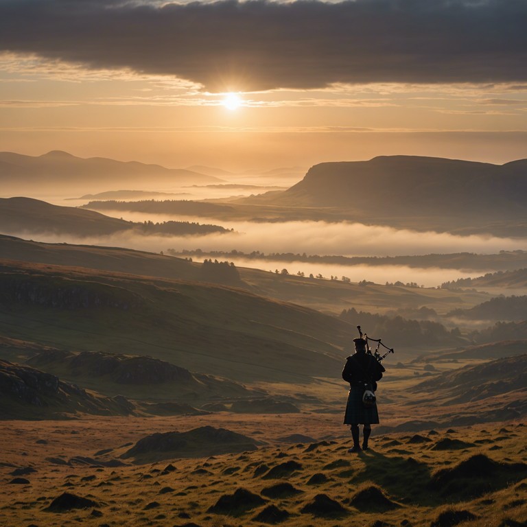 Imagine the breathtaking highlands of scotland, where the air is filled with the fierce and triumphant echoes of freedom. This stirring piece captures the essence of a victorious battle, performed through the commanding sound of bagpipes that sing the tale of ancient warriors and age old struggles.