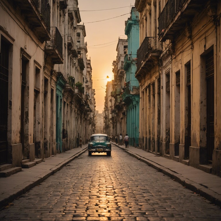 Imagine the soft melancholic tunes playing as the day slowly transitions into night, sunlight fading and the city coming alive with the night's embrace. Gentle piano strokes echo through the quiet streets, inviting a moment of introspection and warmth.