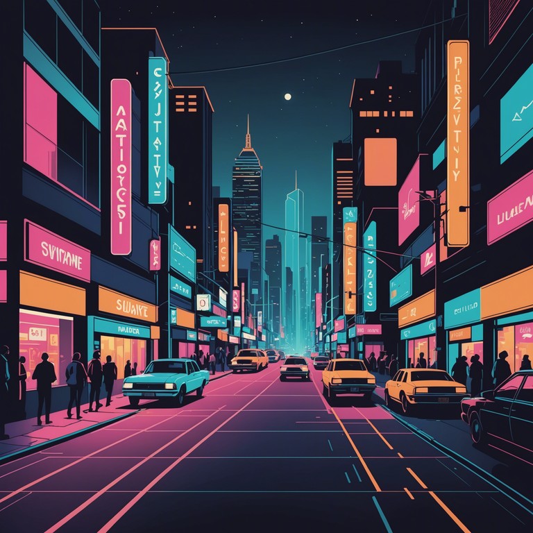 This track encapsulates the essence of city life with its complex layers and piercing glitter sounds, portraying an urban landscape that's vibrant yet gritty. Each note reflects the neon lights and the unseen tales of the streets.