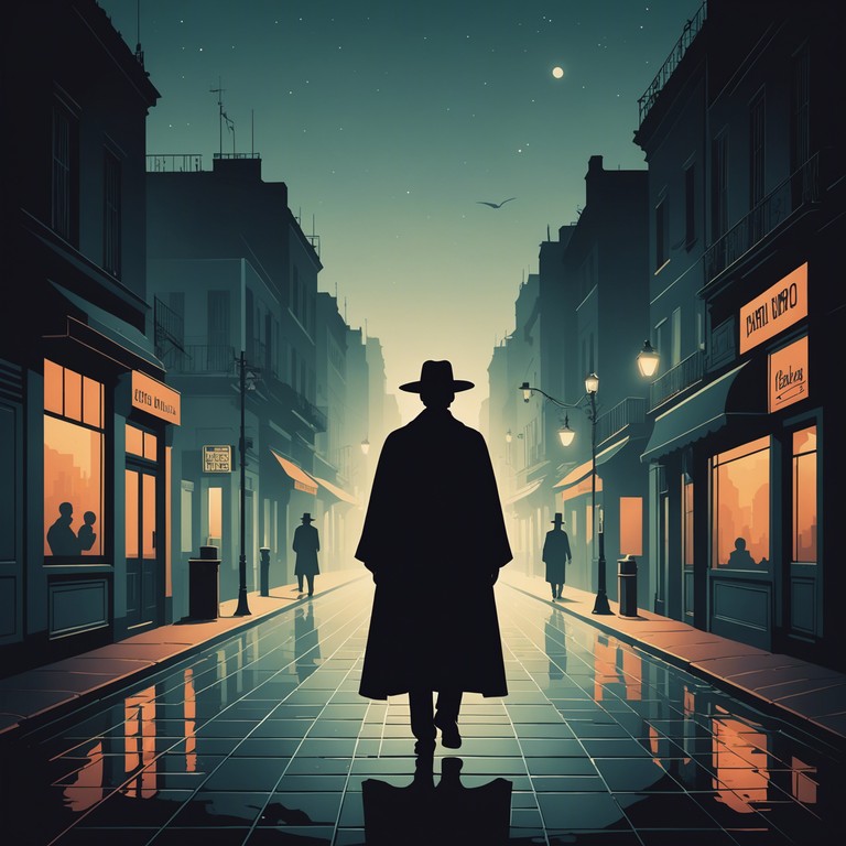 Imagine a journey through buenos aires at night, where every corner tells a hidden story of the past, blending deep emotional currents with the cultural tapestries of tango. The music's somber echoes trace the path of a solitary figure navigating the complexities of urban tales, entwining each step with a poignant musical backdrop.