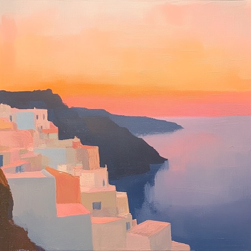 Imagine a warm, breezy evening on a picturesque greek island. The sound captures the essence of relaxation and the carefree spirit of summer. The music combines traditional greek instruments with modern melodies to transport the listener to a sunset viewing over the cliffs of santorini, bringing a sense of peace and joy.