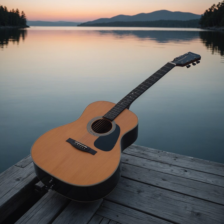 Imagine sitting by the seaside, a guitar softly playing as the sun sets, accompanied by the natural symphony of the sea, crafting a perfect backdrop for unwinding and finding inner peace.