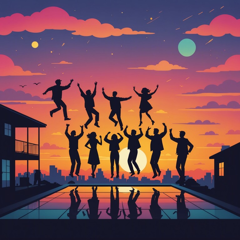 Imagine the vibrant energy of a sunset party where funk and house music collide, creating a soundtrack that defines the essence of summer evenings. Grooves deepen as the sun dips, carried by an electric bass that dances around sophisticated house rhythms, perfect for a high energy party or a lively night out.