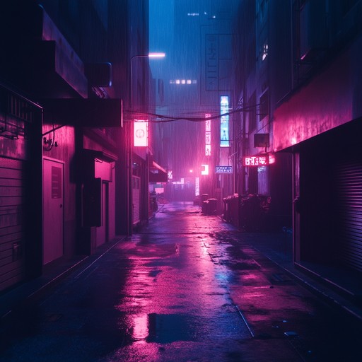 Featuring pulsating beats and atmospheric synths, this instrumental evokes dark dystopian vibes, transporting listeners to a futuristic midnight cityscape filled with shadowy mysteries. Combining deep basslines and haunting melodies, the track is an intense journey through neon lit streets.