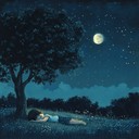 a gentle instrumental lullaby inspiring calmness and peaceful sleep