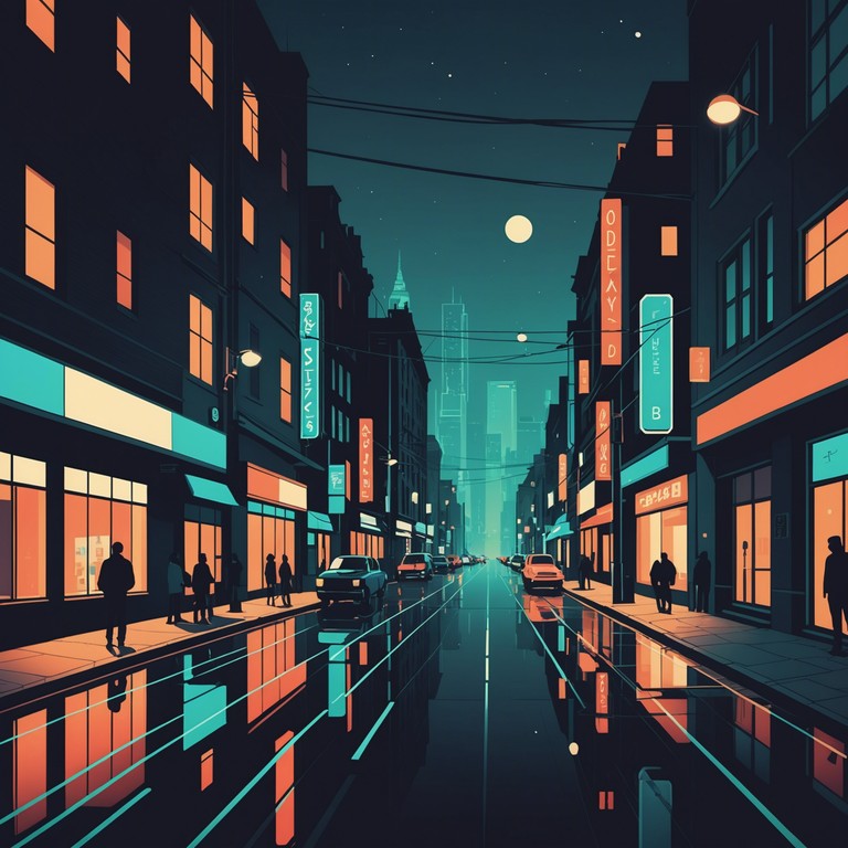 Imagine wandering through the nighttime streets, the air vibrating with deep, smooth bass and the rhythmic pulse of urban life. This track captures the essence of city nightlife through the lens of uk garage music, blending classic beats with a modern twist. The music features a prominent electric bass, setting a groovy, confident tone that makes you want to move.