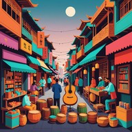 ethereal melodies blend with traditional eastern sounds