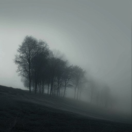 This dark and brooding instrumental piece creates a sense of unease and mystery with its haunting atmospherics, distant drones, and unsettling sound effects. The sparse and minimalistic composition leaves plenty of room for the listener's imagination to run wild, conjuring up images of a foggy, moonlit night in a forgotten forest.