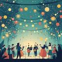 an orchestral piece capturing the spirit of joyous celebrations.