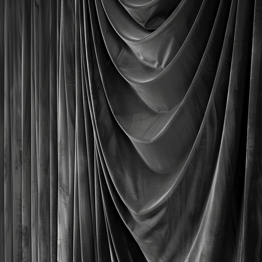 Immerse yourself in the drama of a grand opera house where velvet curtains set the stage for a symphony of emotions, encapsulating the highs and lows of theatrical performances with lush orchestration and operatic flair.