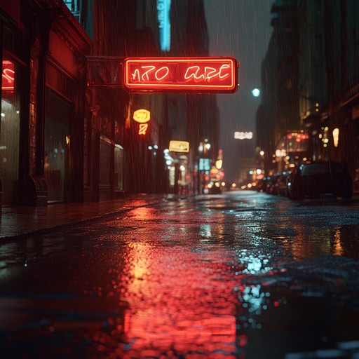 Synth melodies weave through steady beats and atmospheric pads, evoking memories of the 80s, transporting listeners to neon lit streets, creating a dreamlike, vintage atmosphere.