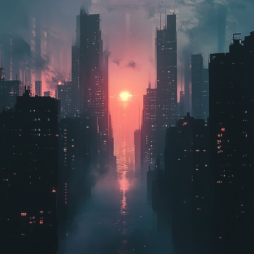 This track weaves together ethereal synths and suspenseful elements, creating a dreamy, mysterious soundscape. The music guides you through a surreal land of velvety shadows and whispered secrets, with haunting melodies and soft, eerie undertones that maintain a constant sense of dreamy apprehension