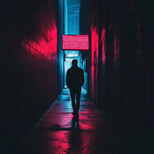 An instrumental edm piece combining ethereal synth melodies with soft, pulsing rhythms to evoke the feelings of loneliness and nostalgia experienced while wandering through neon lit cityscapes at night, contemplating lost moments and connections.