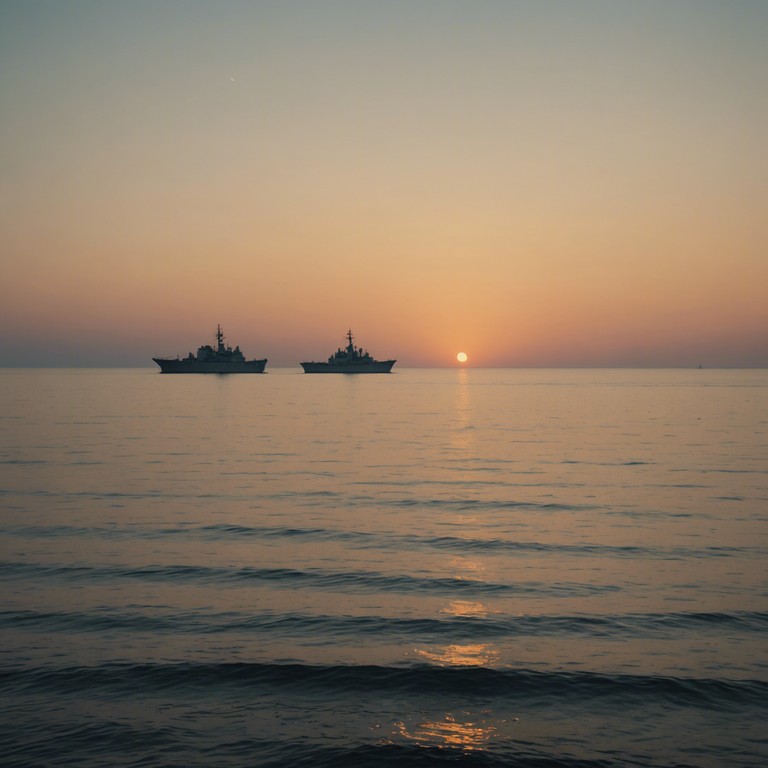 A soft, nostalgic tune that explores the depth of sailors' emotions while celebrating the maritime heritage and the serene beauty of the sea at dusk.