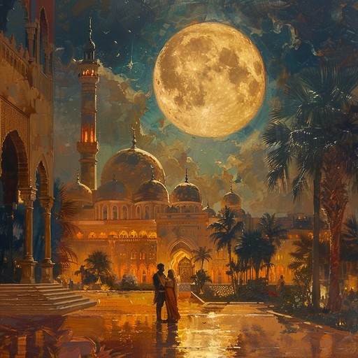 Embark on a captivating musical odyssey through the ancient lands of the middle east. This enchanting instrumental piece weaves together the mesmerizing sounds of traditional instruments, creating a tapestry of exotic melodies and hypnotic rhythms. Close your eyes and let the music transport you to a world of sand dunes, ornate palaces, and bustling bazaars.