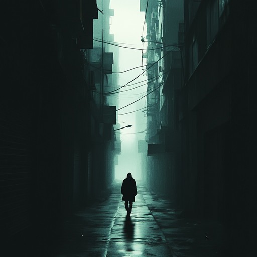 An atmospheric instrumental that builds unease through layered soundscapes, reflecting the silent tension in deserted urban environments at night.