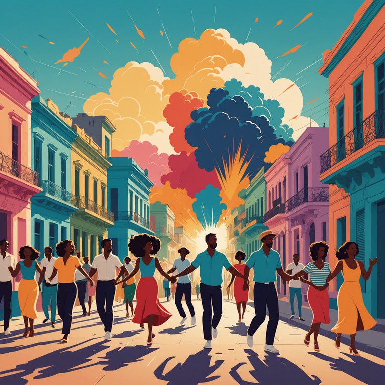 Imagine yourself in havana, where every street corner bursts with the sound of congas and joyful chants, turning the city into a lively, non stop festival.