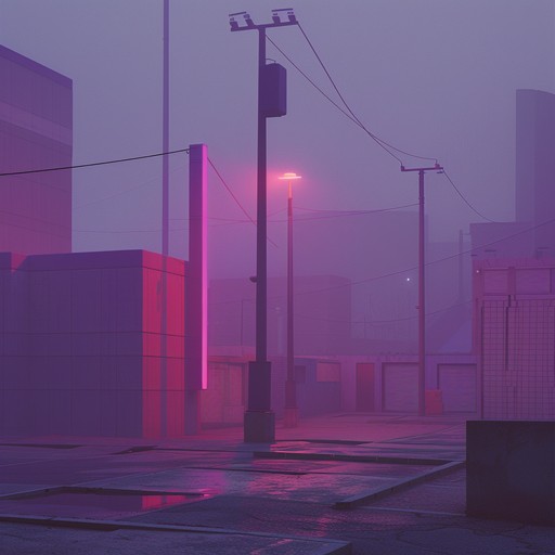 Pulsing synths and glitchy beats paint a vivid soundscape of towering skyscrapers, rain-slicked streets, and flickering holograms. The melody weaves through the dense electronic texture, evoking a sense of loneliness and yearning amidst the technological chaos.