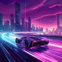 an electrifying synthwave anthem capturing the essence of 80s exhilaration