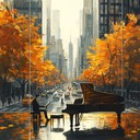 cityscapes blend with autumnal nostalgia in sound