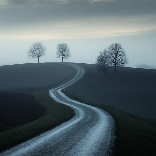 Imagine wandering through eerie backroads as a guitar paints a sonic landscape of secrets and faded memories, intertwined with faint ambient sounds of nature and the wisdom of the wilderness.