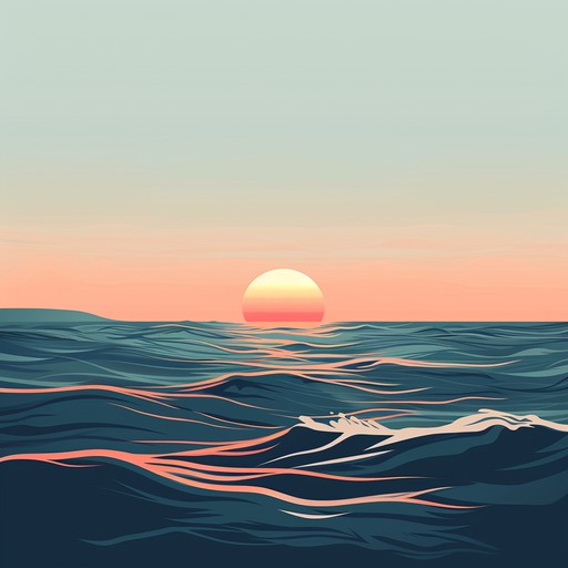 A chilled downtempo track featuring ambient acoustic guitar melodies that evoke the essence of a lazy summer evening. The music seamlessly fuses soft strumming with calming natural sounds, offering a deeply relaxing atmosphere reminiscent of watching an evening sunset by the beach.