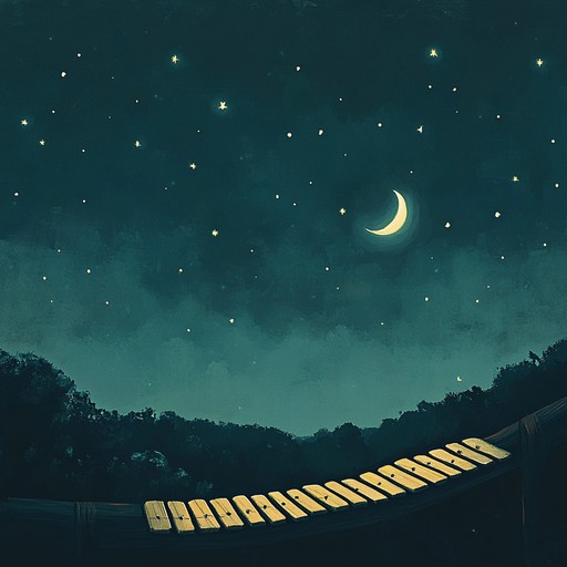 A tender, dreamy instrumental lullaby with ambient xylophone sounds designed to soothe children to sleep. Its peaceful, enchanting melody provides a comforting backdrop that evokes a serene night's sky dotted with twinkling stars, gently instilling a sense of hope and security in young hearts.