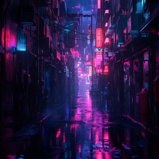 Pulsing with the gritty energy of a neon soaked metropolis, this track propels listeners into a high stakes pursuit through dark alleys and towering skyscrapers. Throbbing synth lines and explosive beats craft an atmosphere of tension and urgency, embodying the spirit of covert operations in a cyberpunk future.