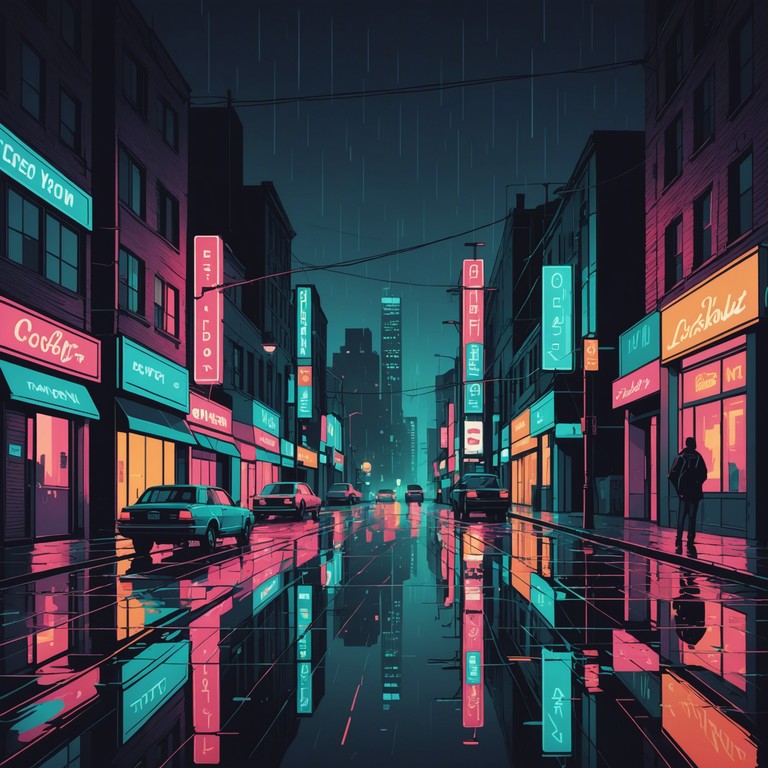 Imagine a scene of an intense chase through narrow alleys and rain soaked streets under neon lights. The electric guitar's piercing tones elevate the track's intensity, making it ideal for a high stakes scene in a film or video game.