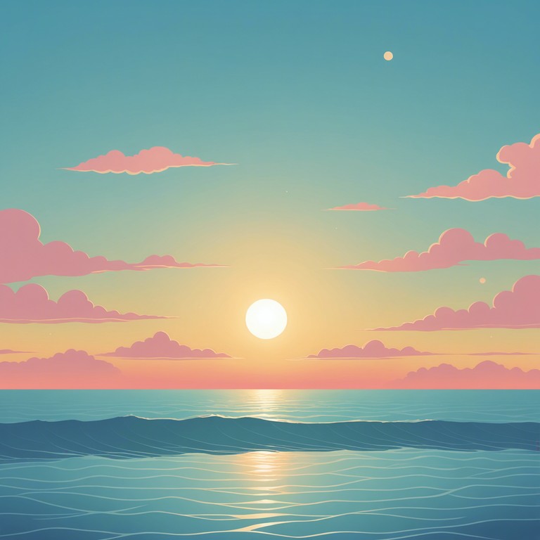 Ocean whispers at dawn is a relaxed pop song featuring serene and soothing melodies, perfect for background music during meditation or chilling out after a long day. The track combines subtle instrumental nuances to create a peaceful musical scenery, mimicking the gentle movements of ocean waves at dawn.