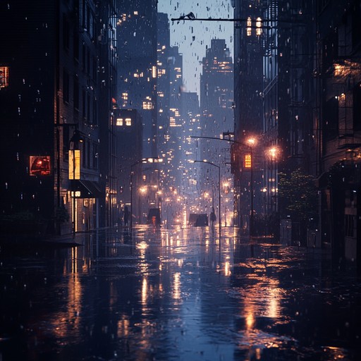 Imagine cruising through a calm cityscape at night, the faint glow of streetlights reflecting off the wet pavement. Soft, mellow beats merge with ambient urban noises, creating a tranquil yet contemporary atmosphere. The rap elements glide smoothly, blending perfectly with the relaxed instrumental backdrop.