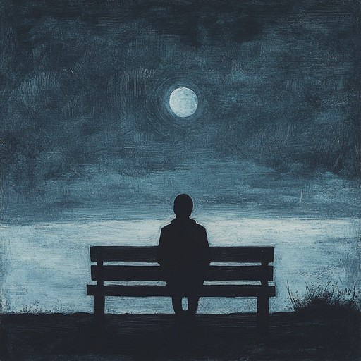 A gentle and nostalgic guitar ballad that encapsulates the profound emotions of a solitary walk on a moonlit night, filled with deep reflection, solitude, and a touch of hope.