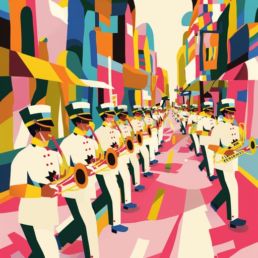 This instrumental piece celebrates national pride with an uplifting march rhythm and vibrant melodies. The primary instrument, a brass band, leads the charge, invoking feelings of unity and triumph. The dynamic composition features bold brass sections, marching snare drums, and a triumphant climax. Perfect for parades and national celebrations.