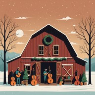 feel the festive holiday spirit in bluegrass style