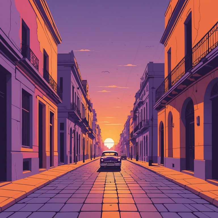 Immerse yourself in the soothing, rhythmic melodies inspired by the calm streets of havana at dusk. This composition blends gentle latin rhythms with ambient elements to create a peaceful soundscape that transports listeners to a serene cuban evening.