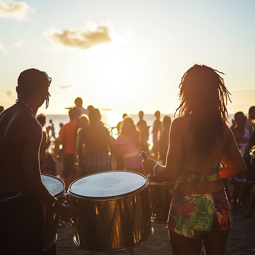 A joyous instrumental calypso track that celebrates the break of dawn in the tropics, featuring lively steelpan tunes and spirited rhythms that inspire listeners to dance and feel uplifted