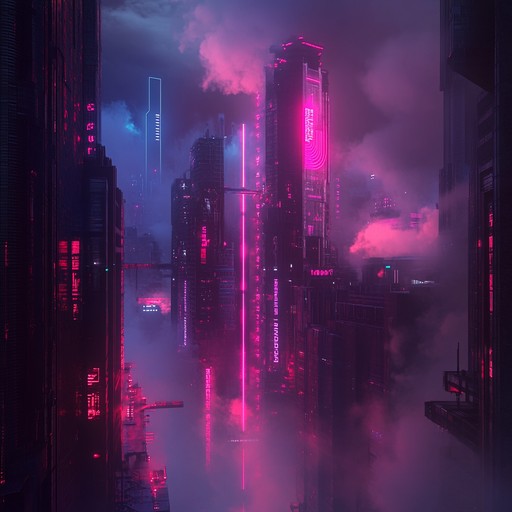 A captivating instrumental piece designed for gritty anime scenes depicting a neon lit dystopian city. Embodying the raw energy and underlying tension of urban life, it melds heavy electronic beats with haunting melodies. Perfect for intense sequences or reflective character moments.