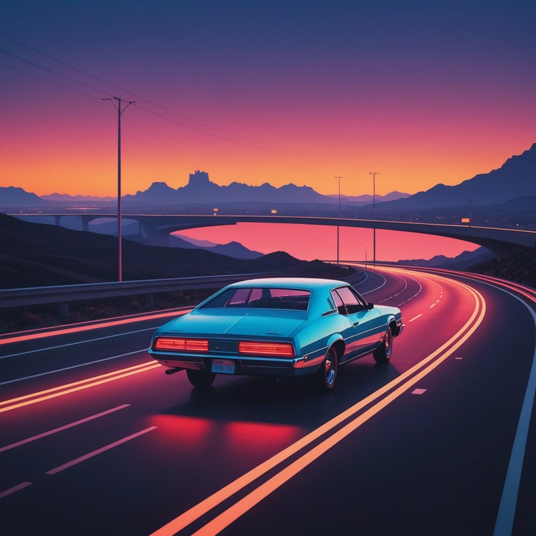 Feast on the soothing blend of melody and technology in this blissful synthwave journey. As the day fades, the track offers an escape into a carefree, neon drenched summertime experience with every beat.