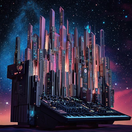 An instrumental track that takes listeners on a sonic journey through futuristic landscapes, blending adjunct tonalities with advanced electronic rhythms. Utilizing modular synthesizers to create evolving textures and melodies, the composition evokes a sense of mystery and wonder in a digital realm.